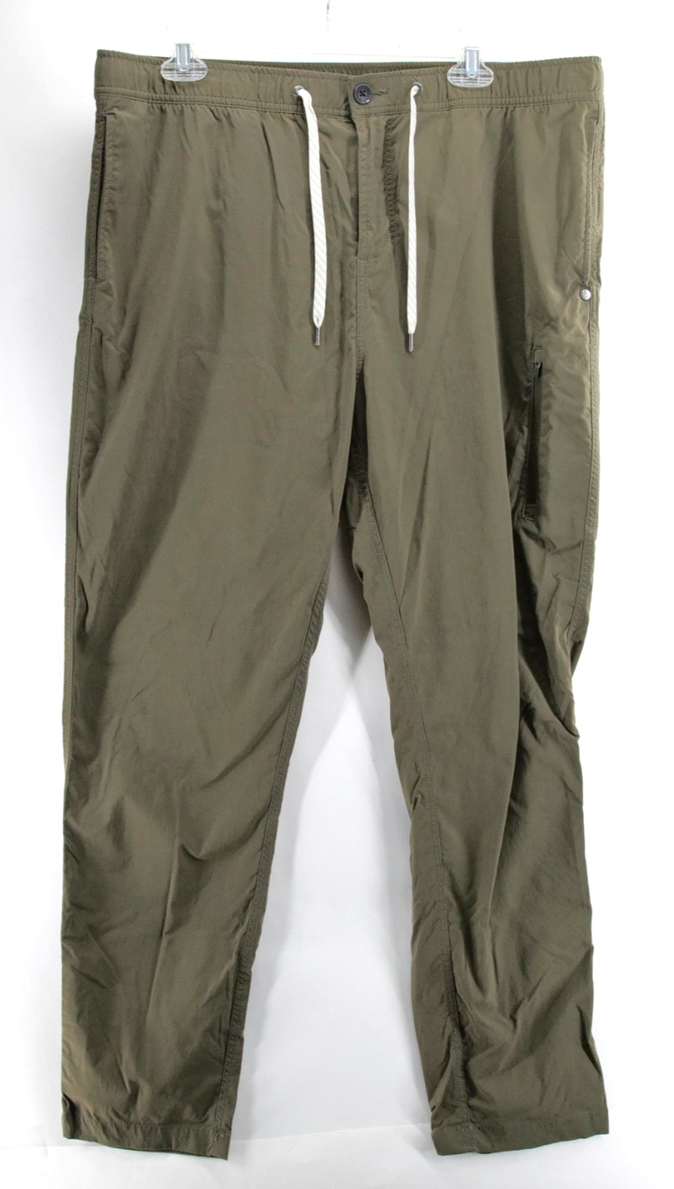 Vuori Pants Brown Green Ripstop Drawstring Cargo Jogger Pants Mens XXL